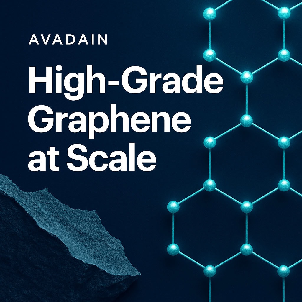 Avadain a graphene structure with blue lights